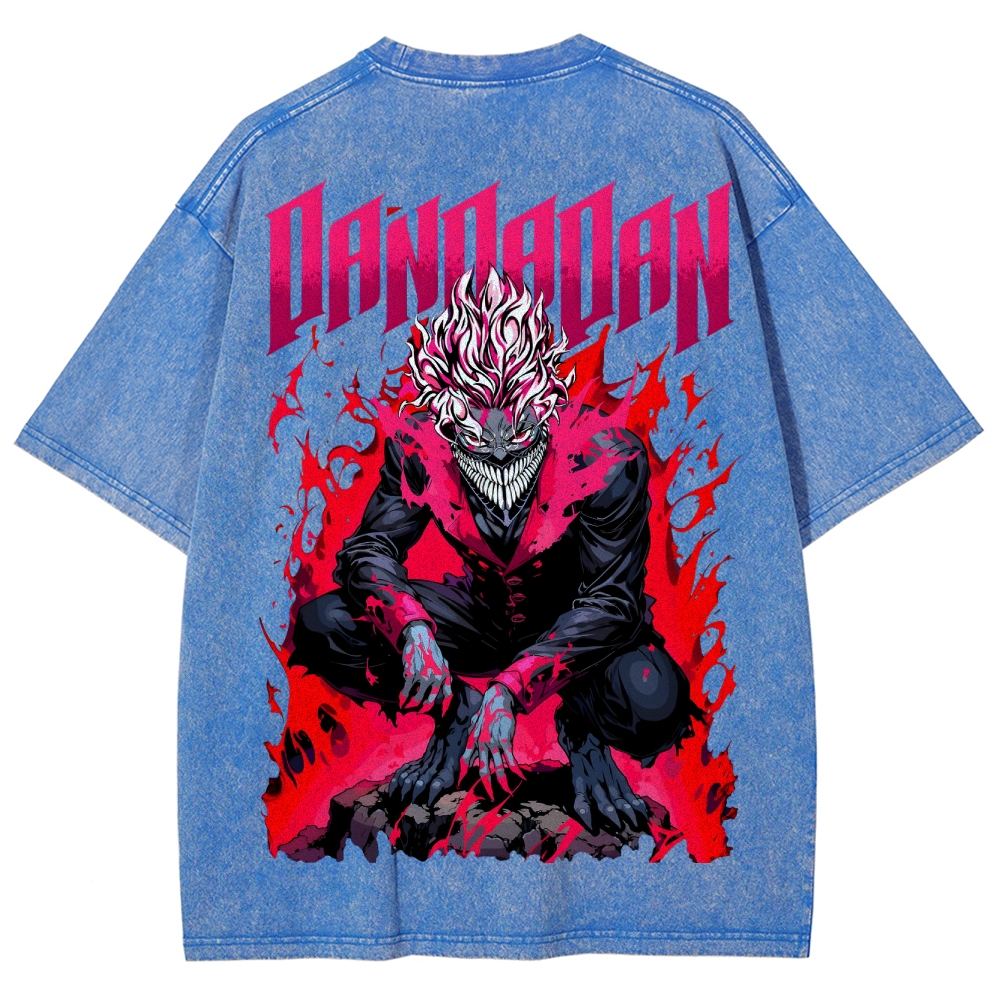 Dandadan Unisex Fit Washed T-Shirt 2506008227