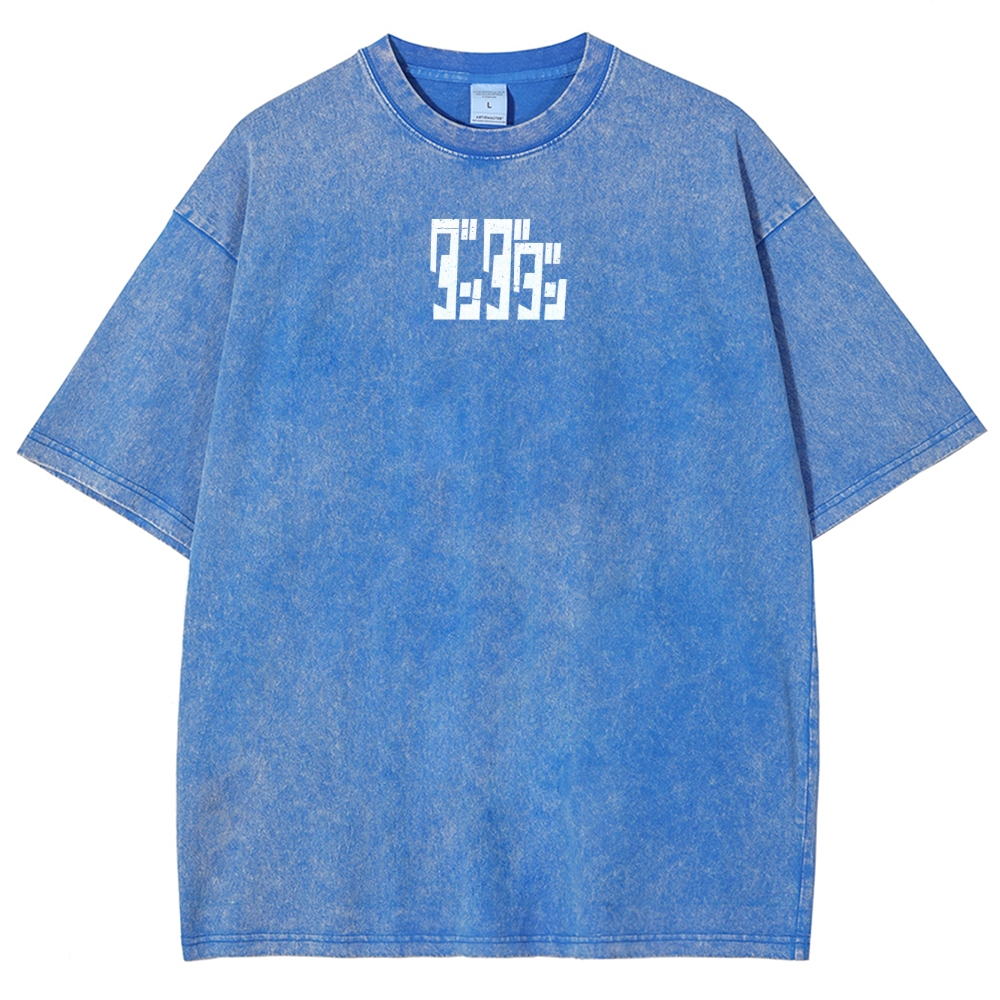 Dandadan Unisex Fit Washed T-Shirt 2506008228