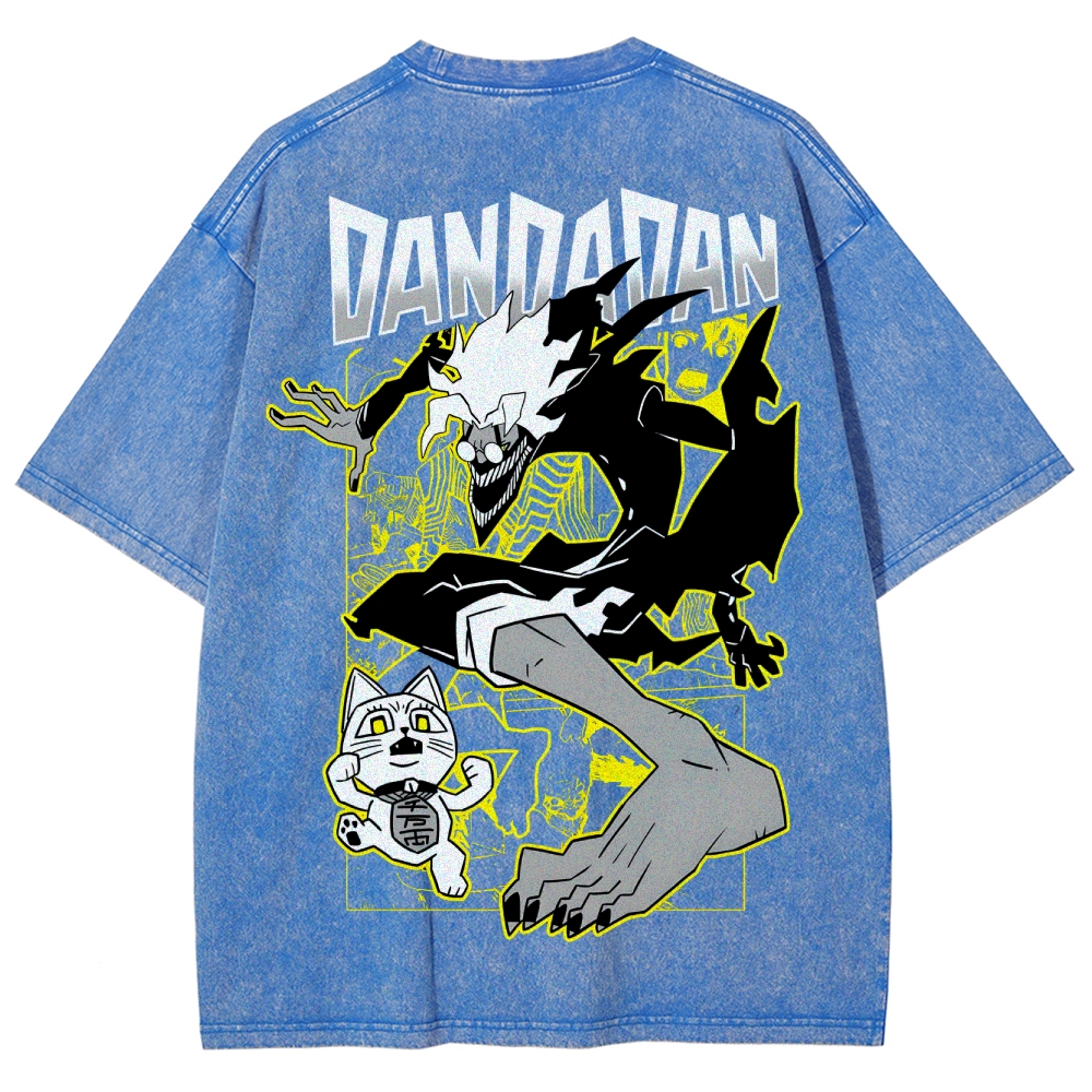 Dandadan Unisex Fit Washed T-Shirt 2506008228