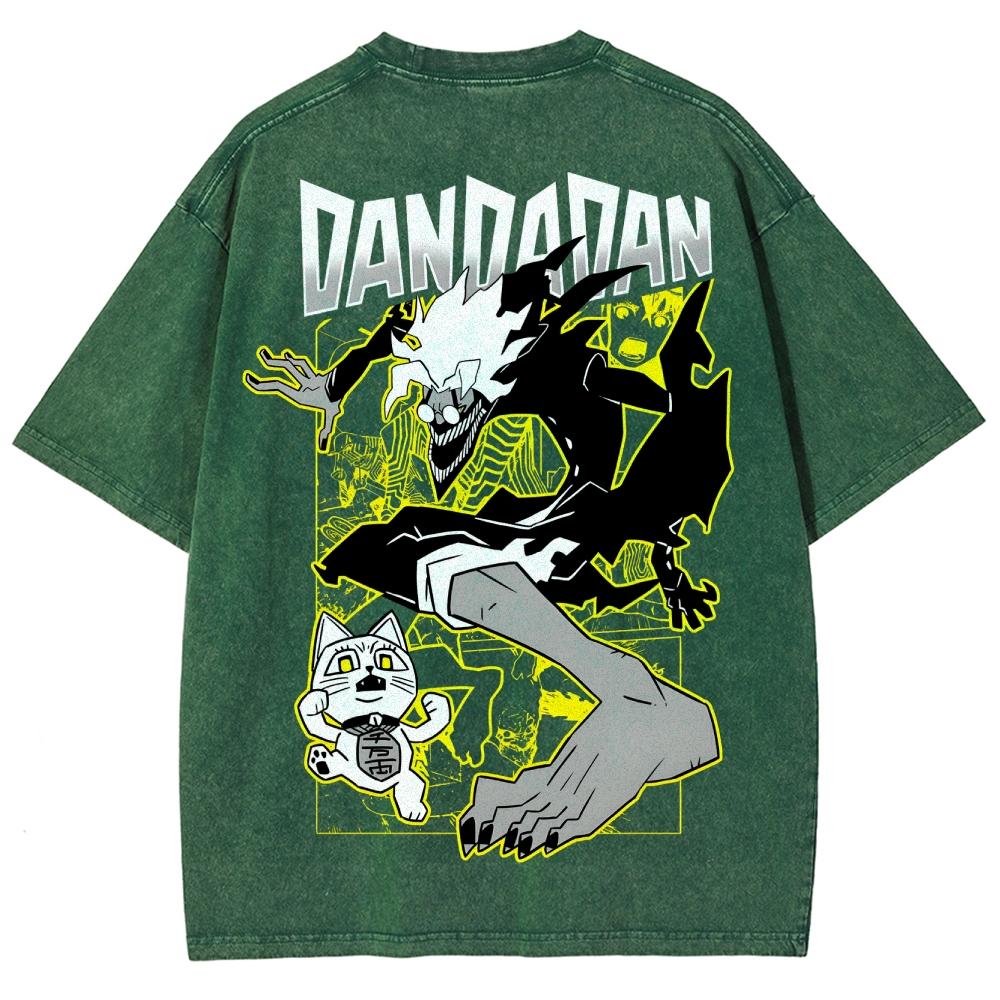 Dandadan Unisex Fit Washed T-Shirt 2506008228