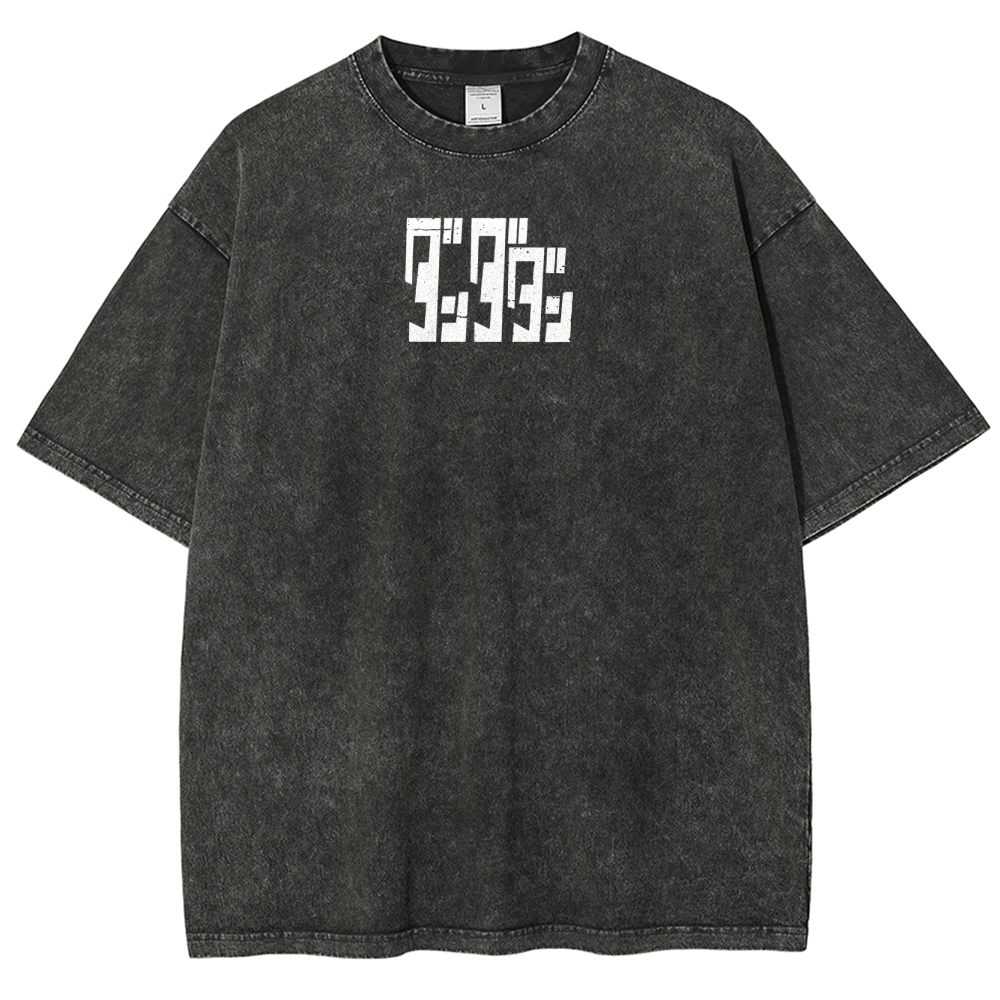 Dandadan Unisex Fit Washed T-Shirt 2506008230