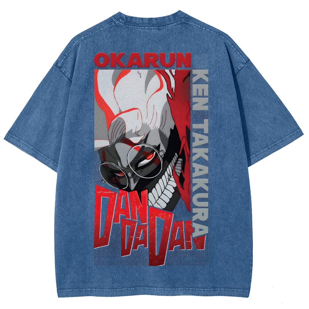 Dandadan Unisex Fit Washed T-Shirt 2506008230