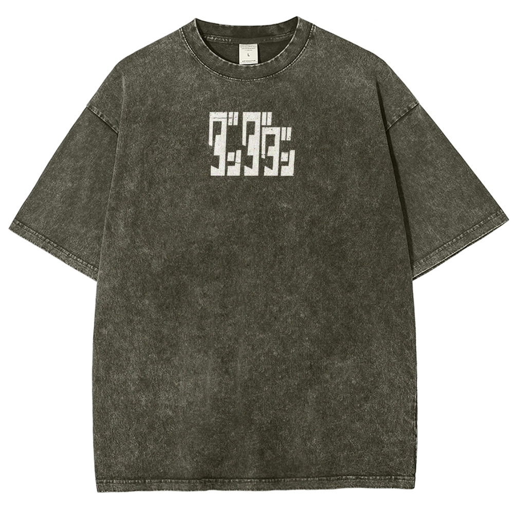 Dandadan Unisex Fit Washed T-Shirt 2506008230