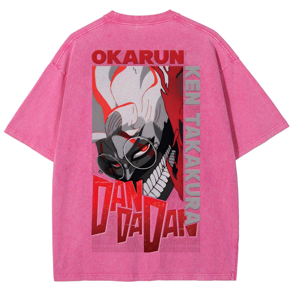 Dandadan Unisex Fit Washed T-Shirt 2506008230