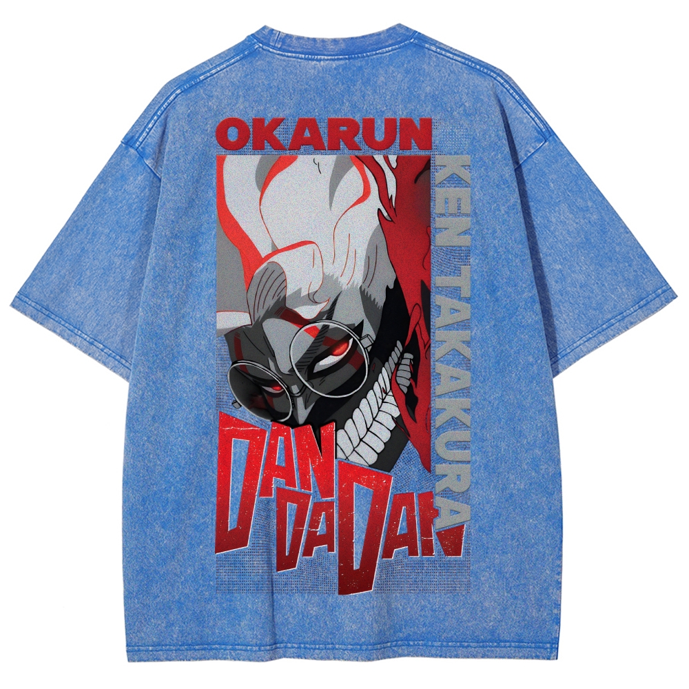 Dandadan Unisex Fit Washed T-Shirt 2506008230