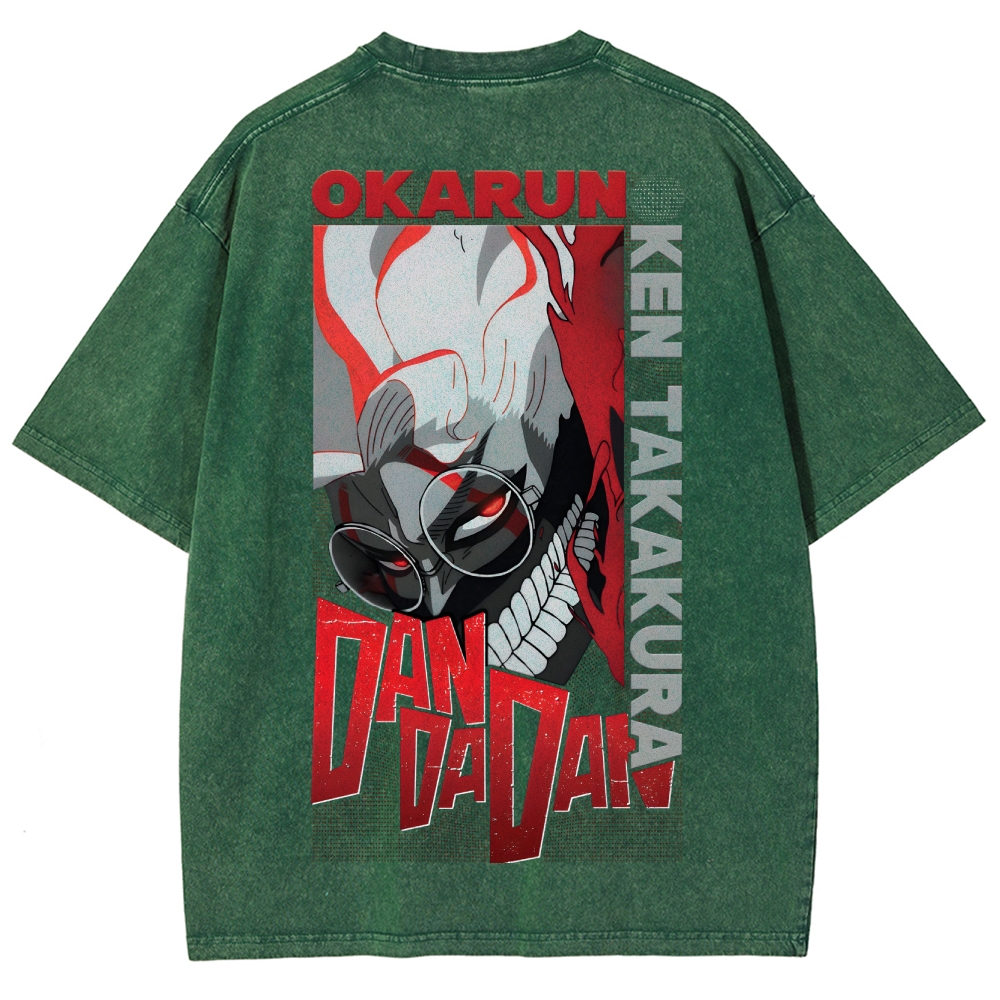 Dandadan Unisex Fit Washed T-Shirt 2506008230