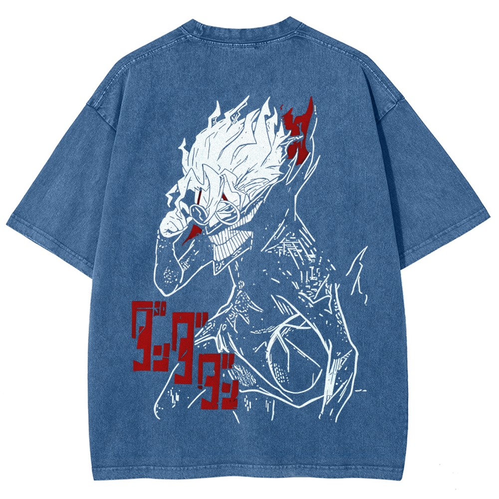 Dandadan Unisex Fit Washed T-Shirt 2506008231