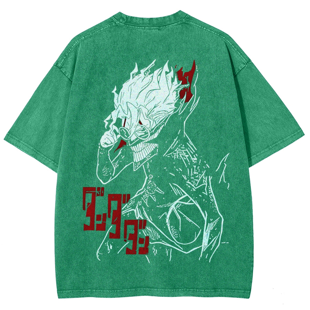 Dandadan Unisex Fit Washed T-Shirt 2506008231