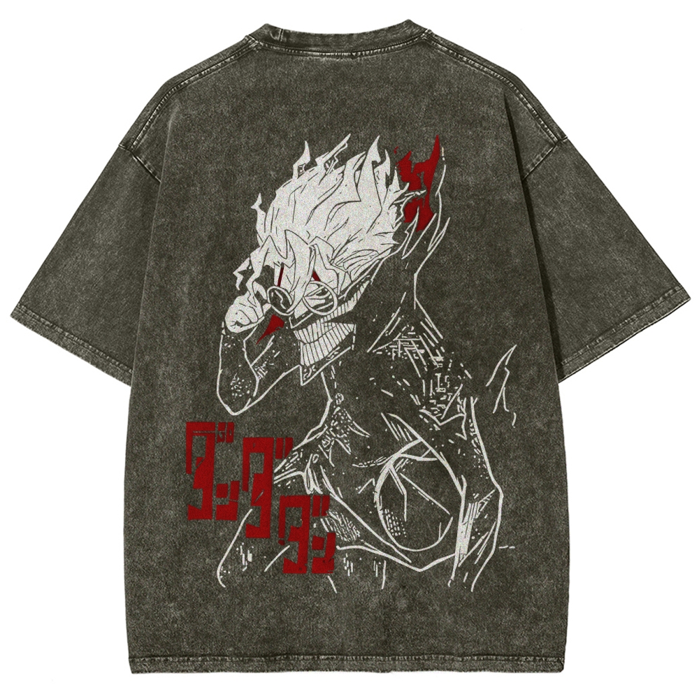 Dandadan Unisex Fit Washed T-Shirt 2506008231