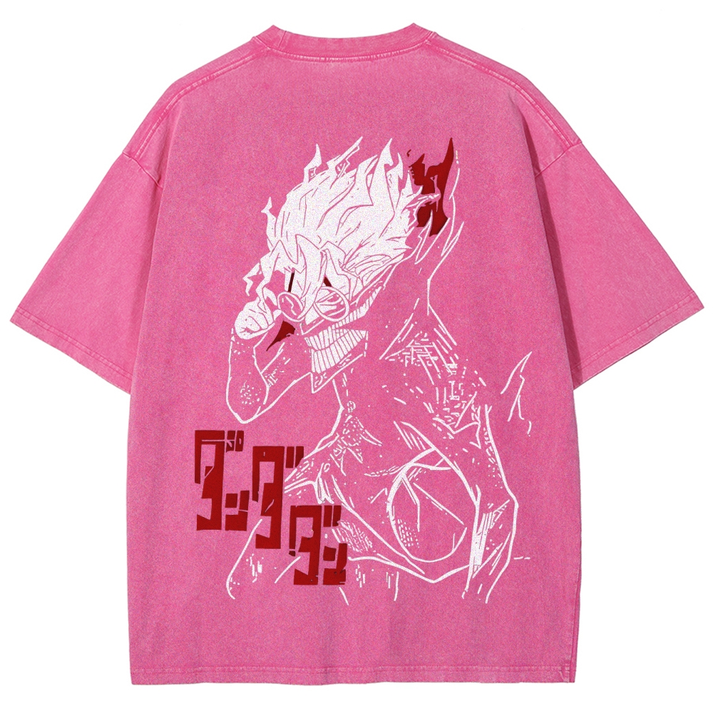 Dandadan Unisex Fit Washed T-Shirt 2506008231