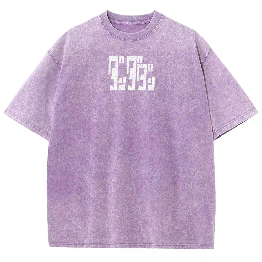 Dandadan Unisex Fit Washed T-Shirt 2506008231