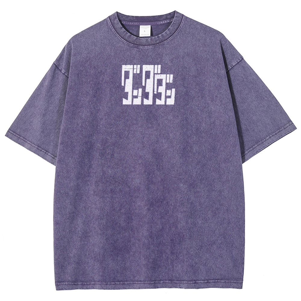 Dandadan Unisex Fit Washed T-Shirt 2506008231