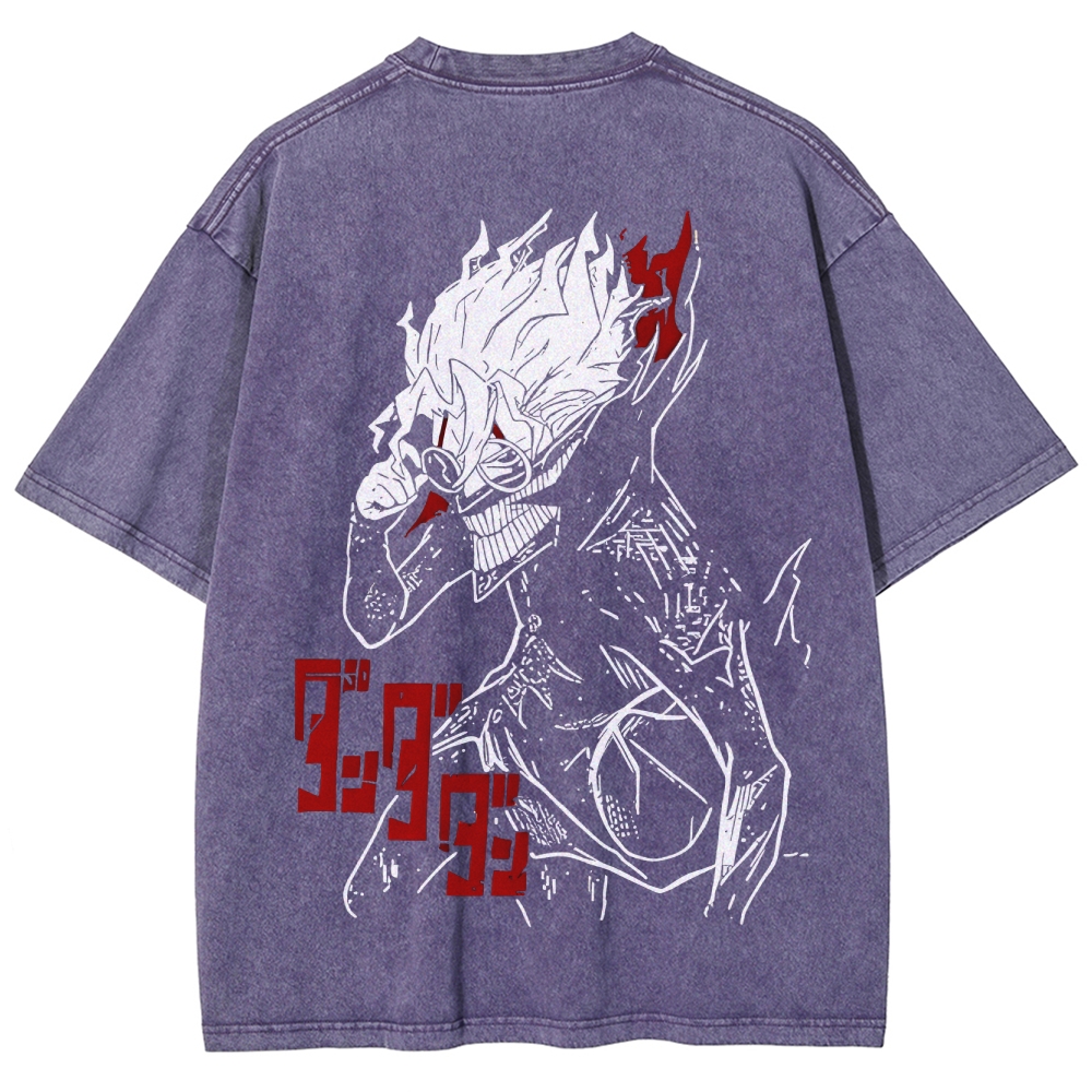 Dandadan Unisex Fit Washed T-Shirt 2506008231