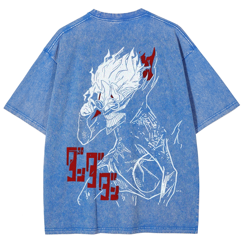 Dandadan Unisex Fit Washed T-Shirt 2506008231