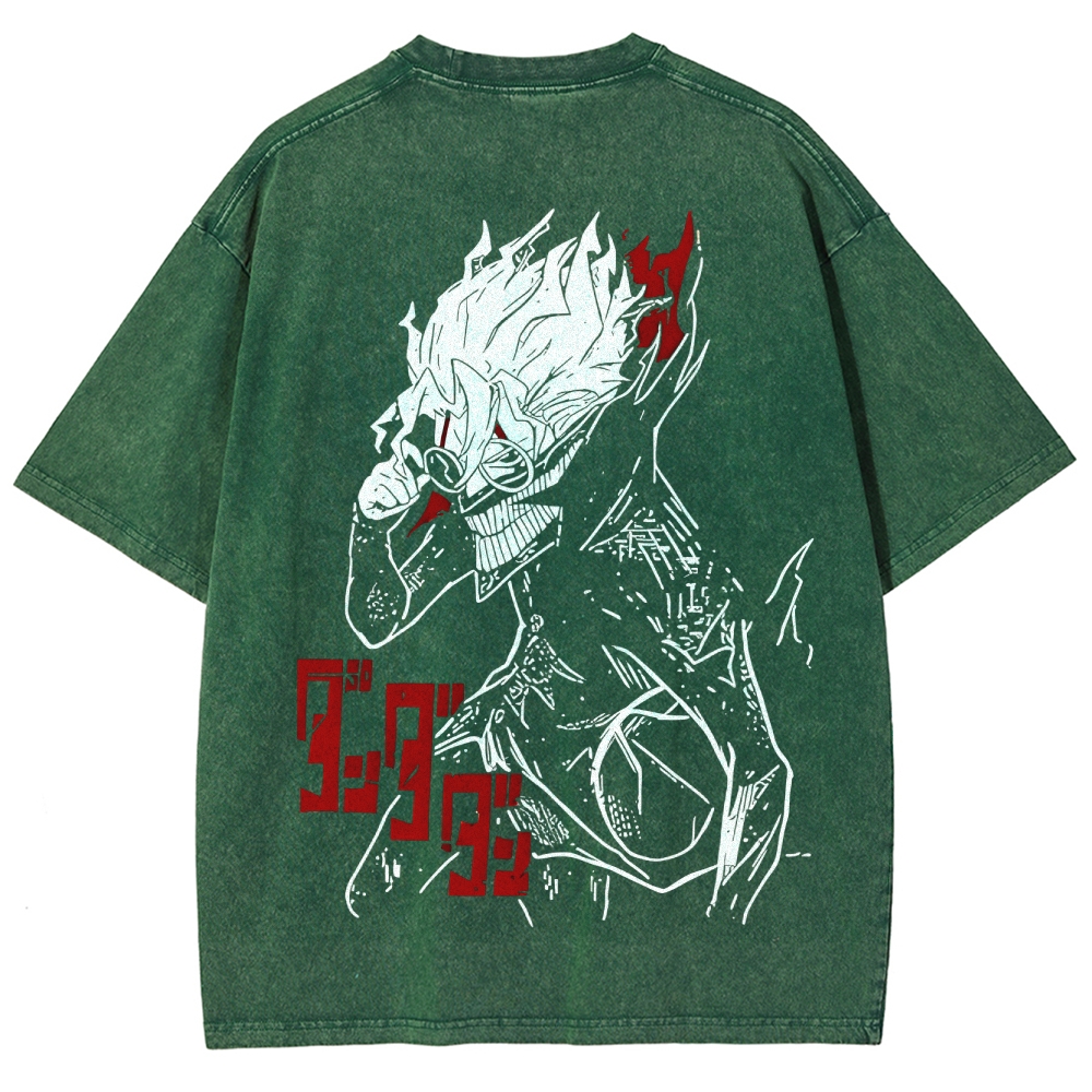 Dandadan Unisex Fit Washed T-Shirt 2506008231