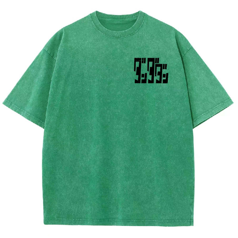 Dandadan Unisex Fit Washed T-Shirt 2506008234