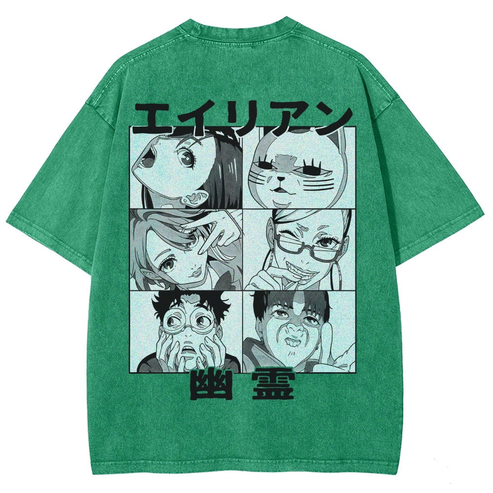 Dandadan Unisex Fit Washed T-Shirt 2506008234