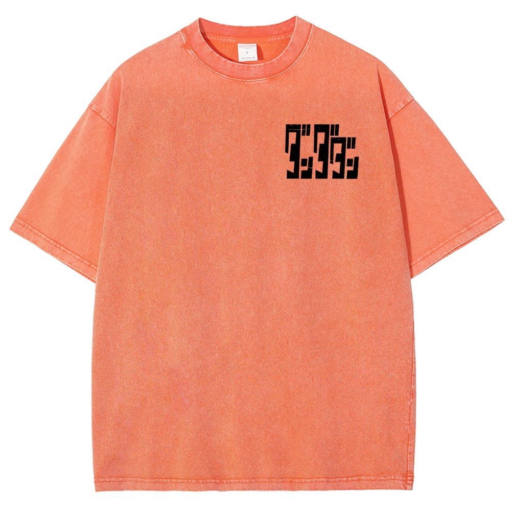 Dandadan Unisex Fit Washed T-Shirt 2506008234