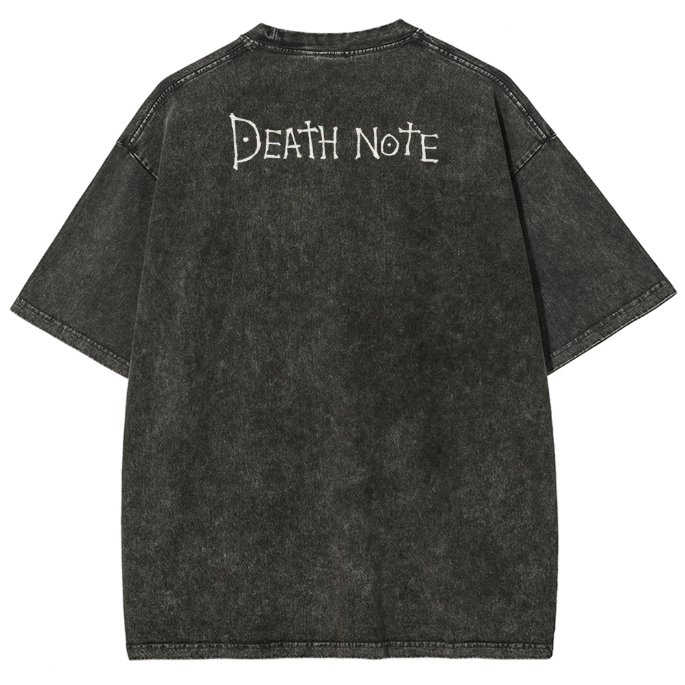 Death Note Light's Laughter Oversized Vintage Shirt