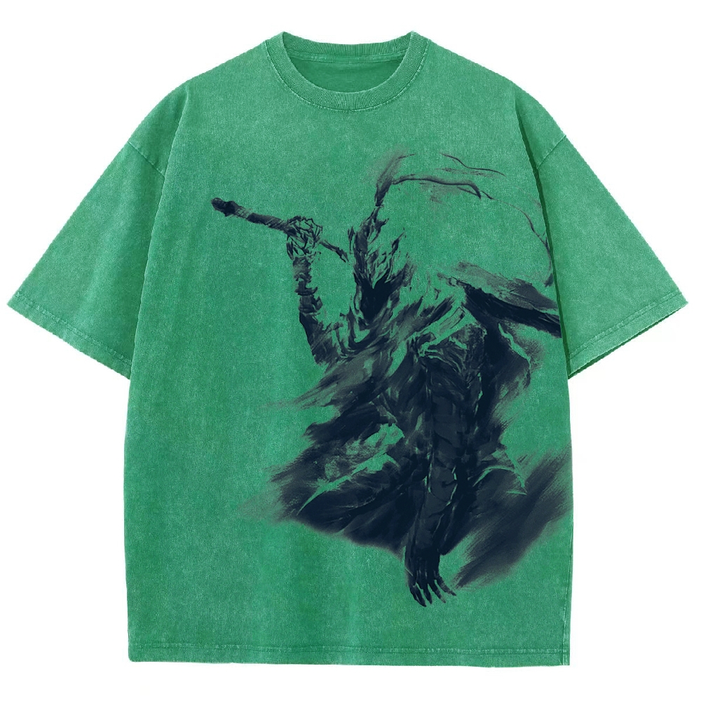 Dark Souls Unisex Fit Washed T-Shirt 2506018875