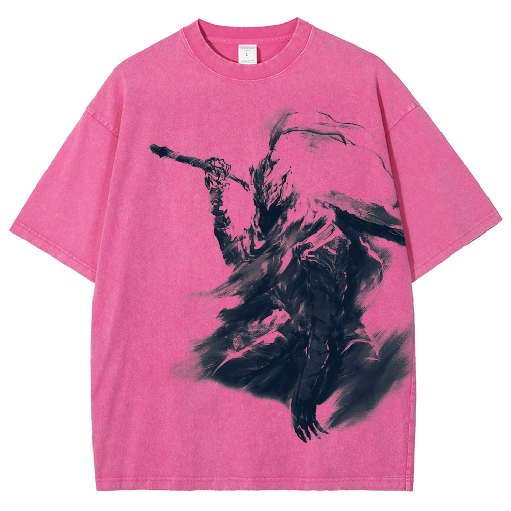 Dark Souls Unisex Fit Washed T-Shirt 2506018875