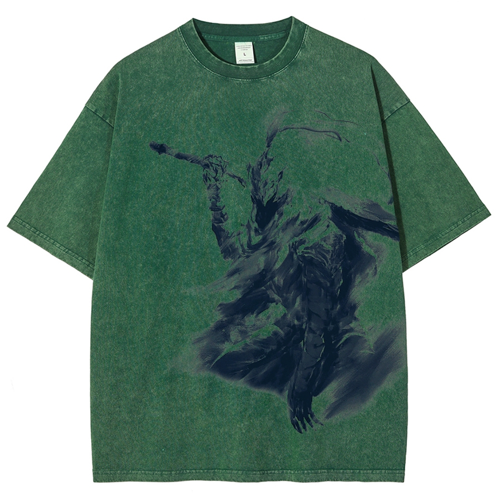 Dark Souls Unisex Fit Washed T-Shirt 2506018875
