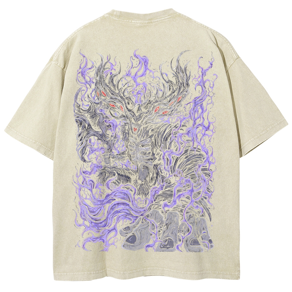 Dark Souls Unisex Fit Washed T-Shirt 2506018882