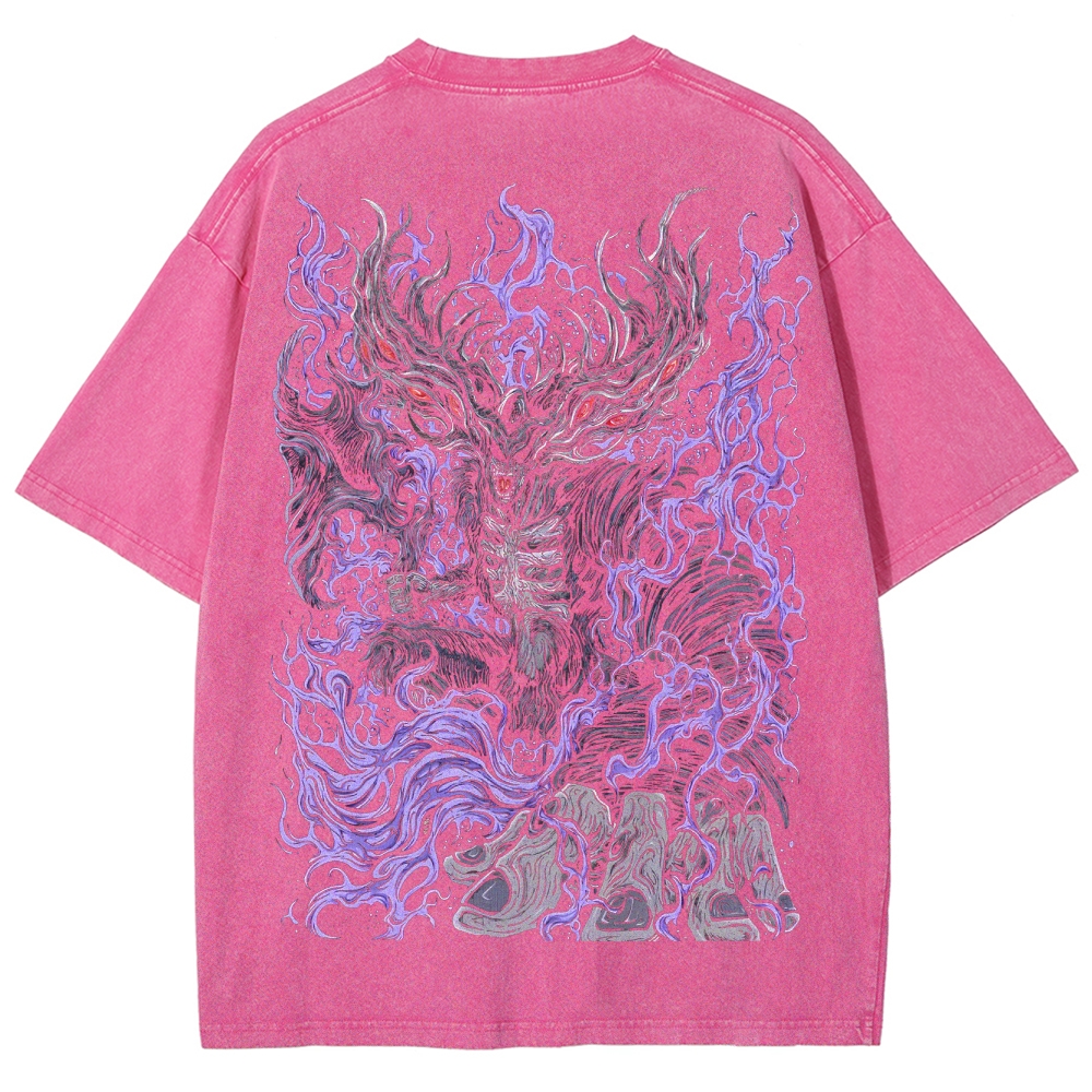 Dark Souls Unisex Fit Washed T-Shirt 2506018882