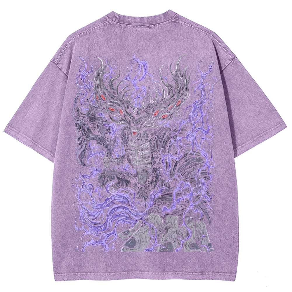 Dark Souls Unisex Fit Washed T-Shirt 2506018882