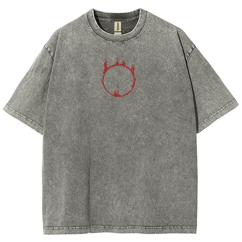 Dark Souls Unisex Fit Washed T-Shirt 2506018892