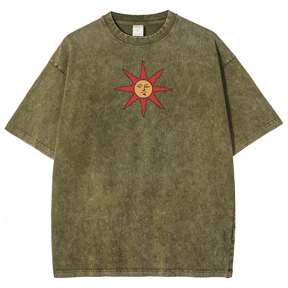 Dark Souls Unisex Fit Washed T-Shirt 2506018907