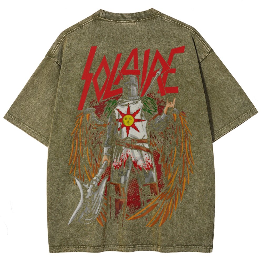 Dark Souls Unisex Fit Washed T-Shirt 2506018930