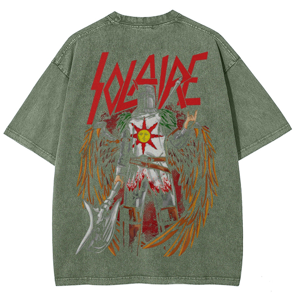 Dark Souls Unisex Fit Washed T-Shirt 2506018930