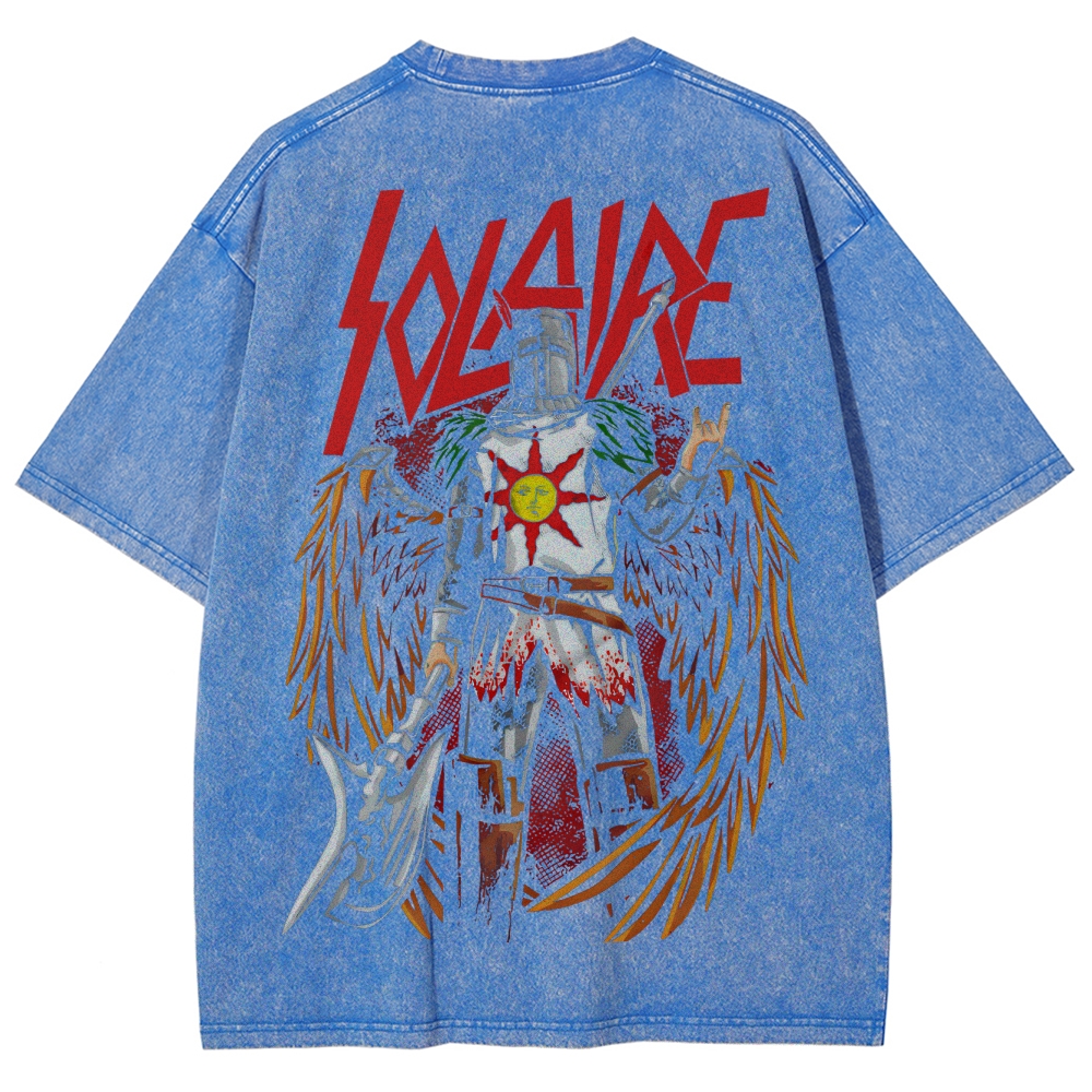 Dark Souls Unisex Fit Washed T-Shirt 2506018930