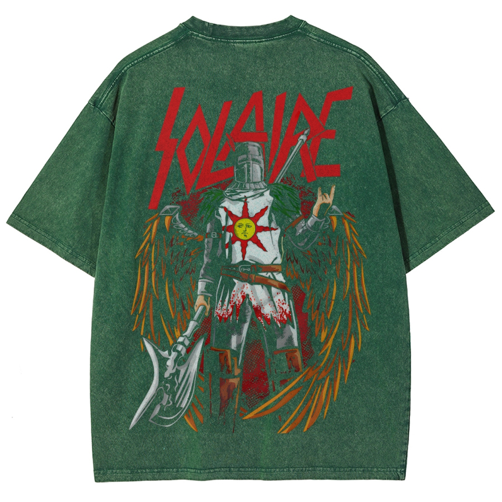Dark Souls Unisex Fit Washed T-Shirt 2506018930