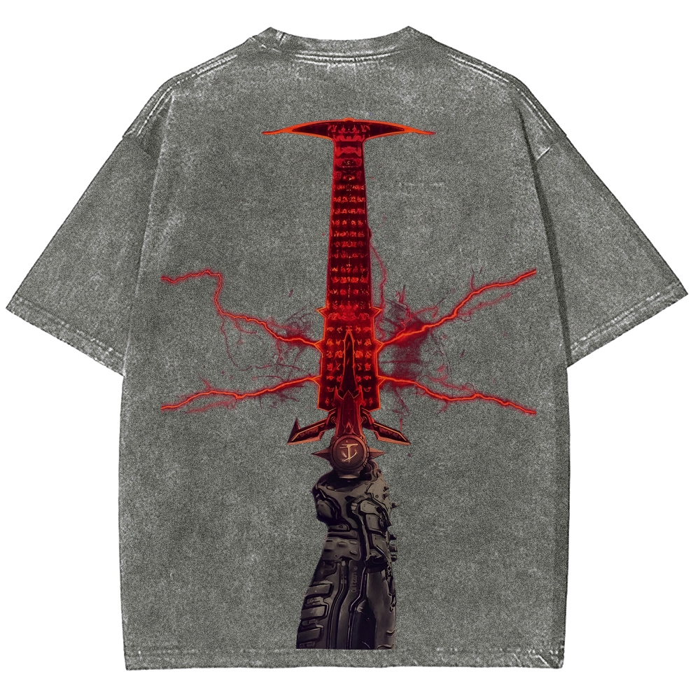DOOM Unisex Fit Washed T-Shirt 2506023195
