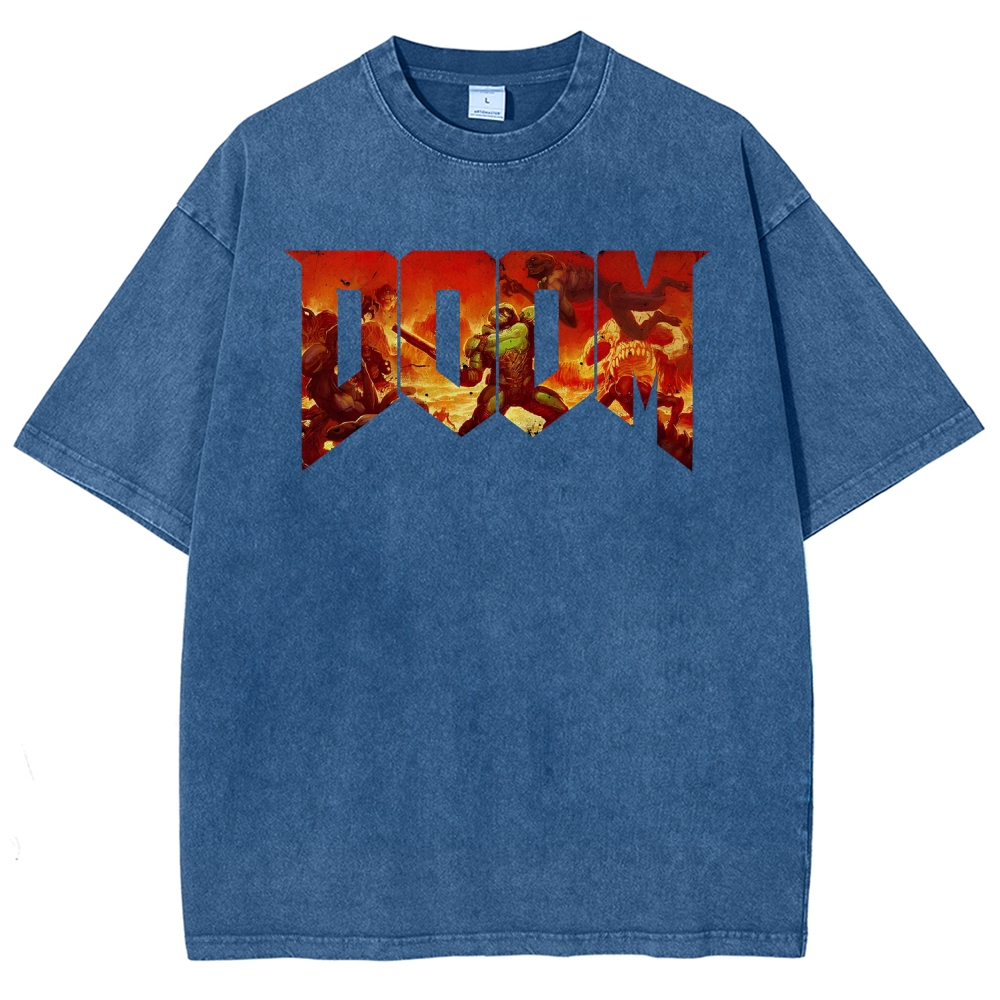 DOOM Unisex Fit Washed T-Shirt 2506023195