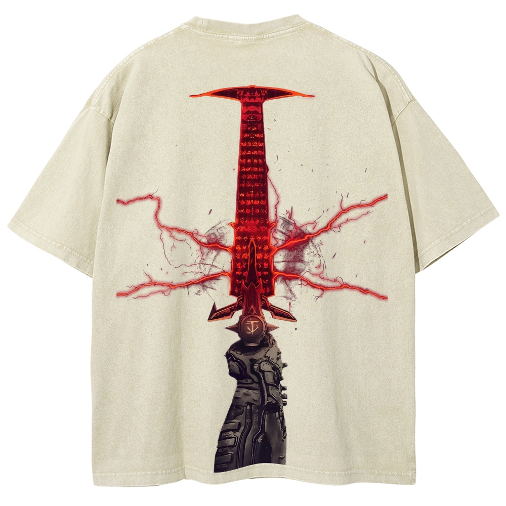 DOOM Unisex Fit Washed T-Shirt 2506023195