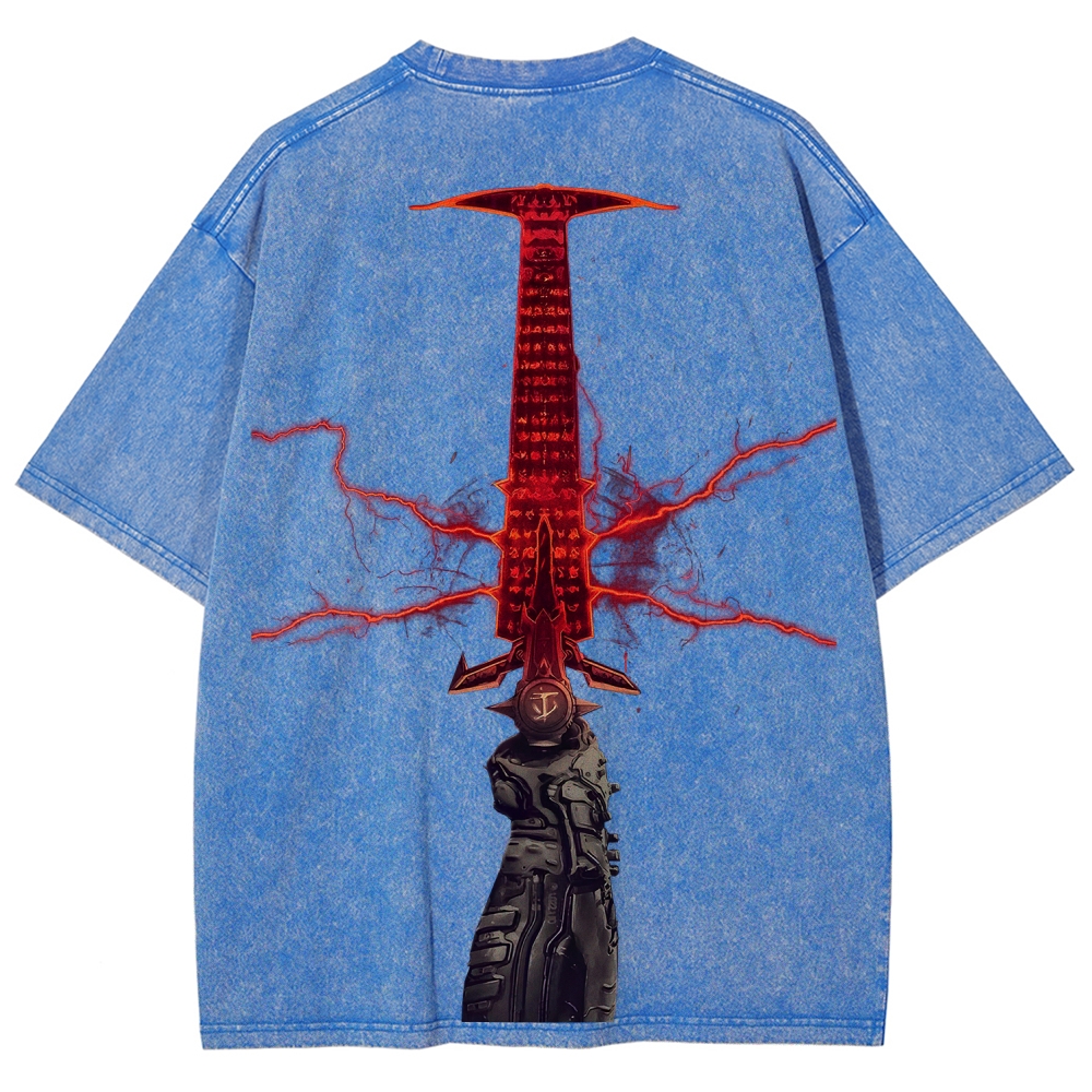 DOOM Unisex Fit Washed T-Shirt 2506023195