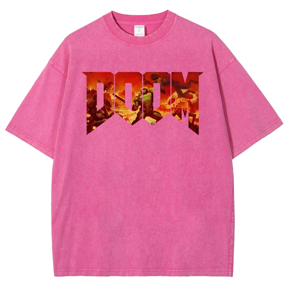 DOOM Unisex Fit Washed T-Shirt 2506023195