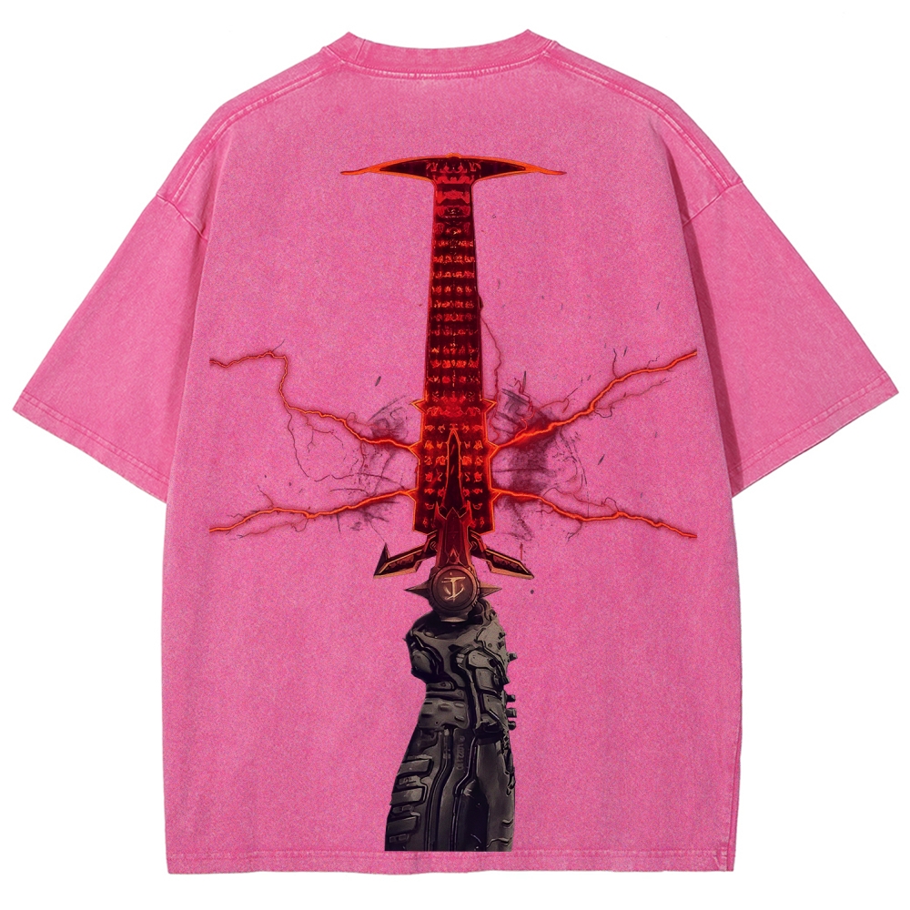 DOOM Unisex Fit Washed T-Shirt 2506023195