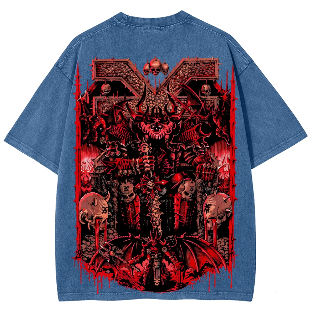 DOOM Unisex Fit Washed T-Shirt 2506023198