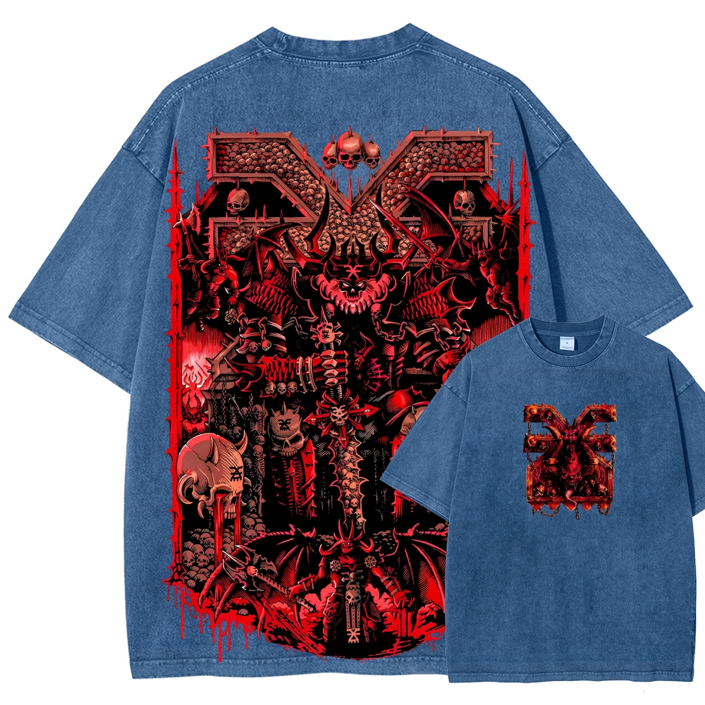 DOOM Unisex Fit Washed T-Shirt 2506023198