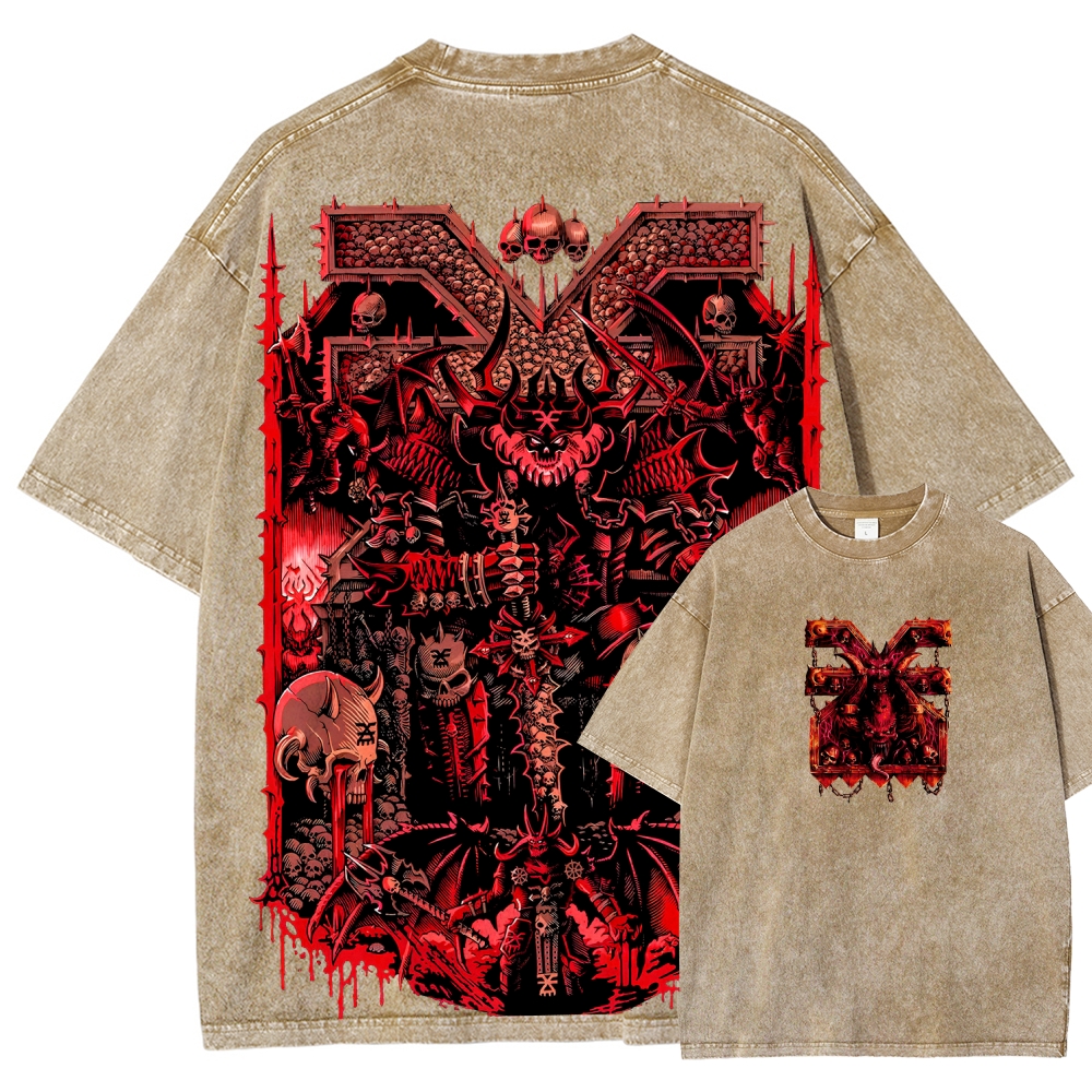 DOOM Unisex Fit Washed T-Shirt 2506023198