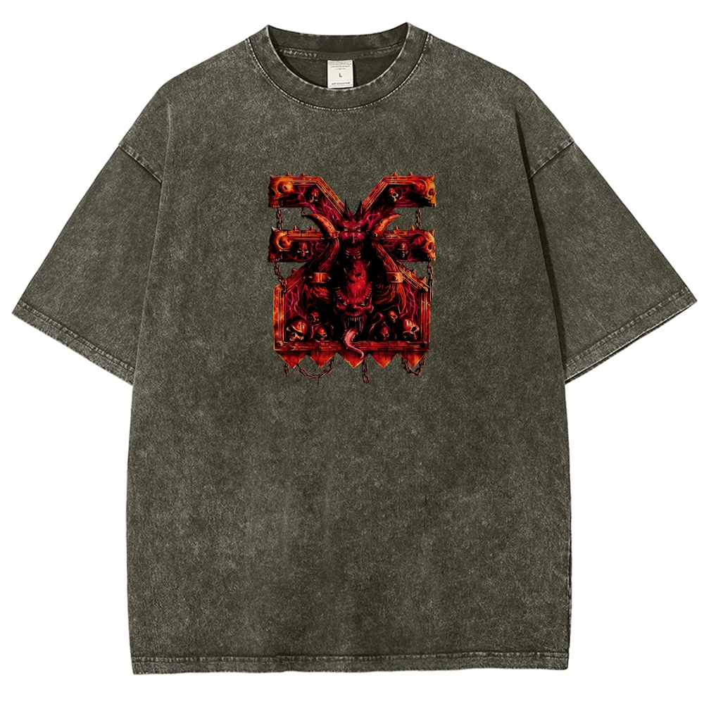 DOOM Unisex Fit Washed T-Shirt 2506023198