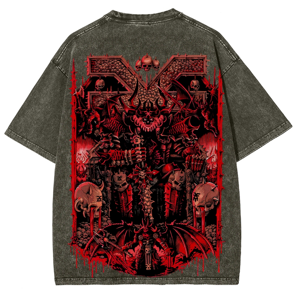 DOOM Unisex Fit Washed T-Shirt 2506023198