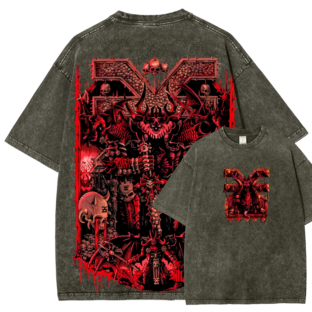 DOOM Unisex Fit Washed T-Shirt 2506023198