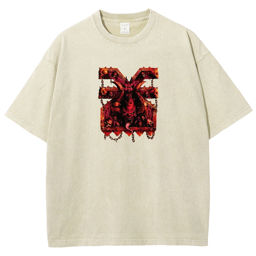 DOOM Unisex Fit Washed T-Shirt 2506023198