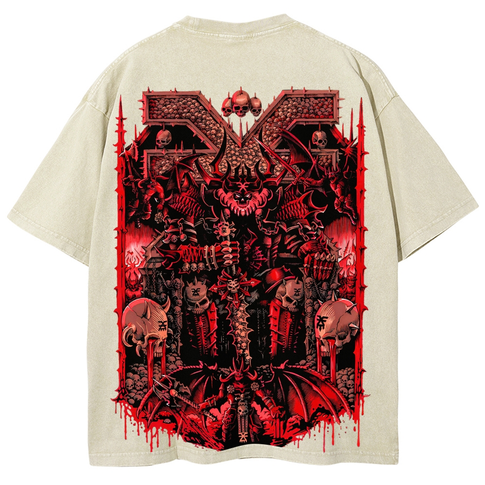 DOOM Unisex Fit Washed T-Shirt 2506023198