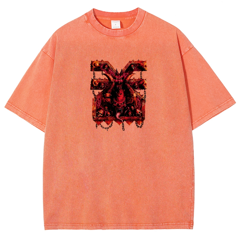 DOOM Unisex Fit Washed T-Shirt 2506023198